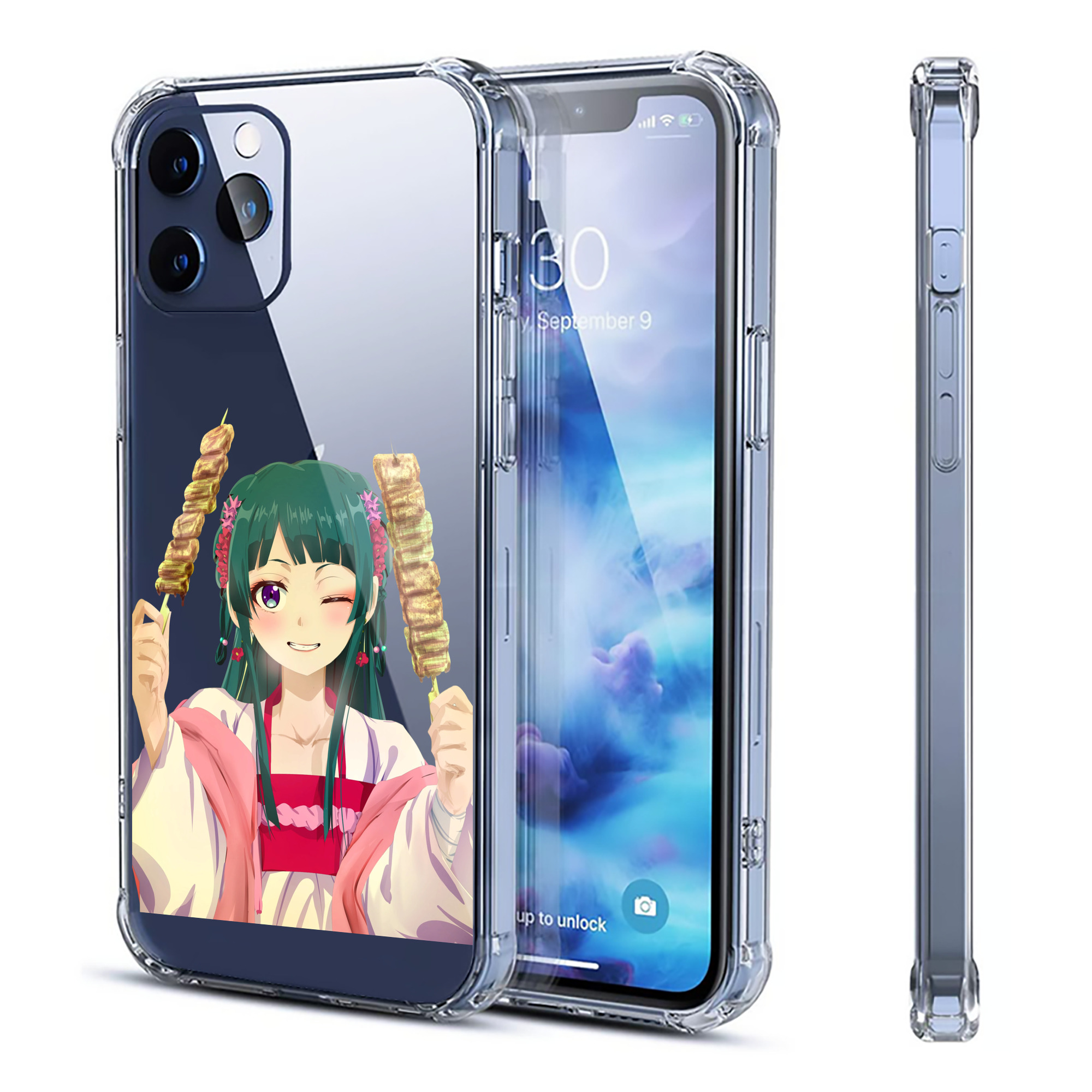 （画像用） 薬屋のひとりごと The Apothecary Diaries 【iPhone 12シリーズ対応】透明スマホケース（クリアソフトケース）